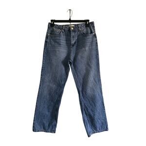 Oat New York Dream Weave Denim Wide Leg Jeans Size 10/30 Waist